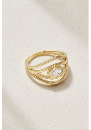 Almasika - Terra Nova 18-karat Gold Diamond Ring - 7