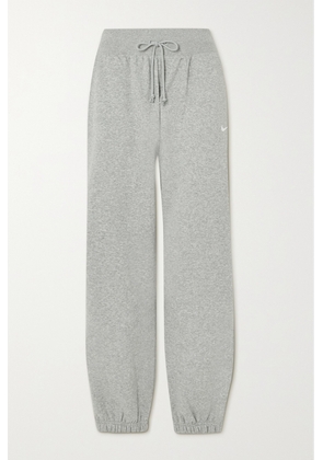 Nike - Cotton-blend Jersey Track Pants - Gray - x small,small,medium,large,x large