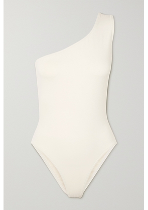 Eres - Les Essentiels Effigie One-shoulder Swimsuit - Off-white - FR38,FR40,FR42,FR44,FR46