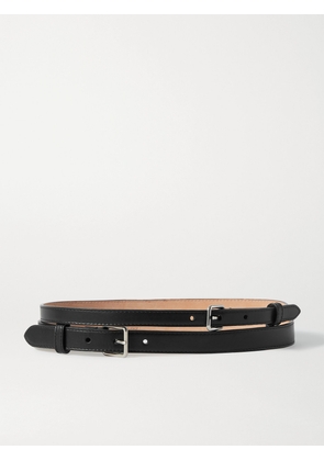 Alexander McQueen - Double-strap Leather Waist Belt - Black - 70,75,80,85,90