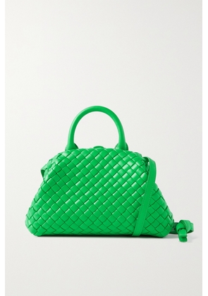 Bottega Veneta - The Handle Mini Intrecciato Leather Tote - Green - One size