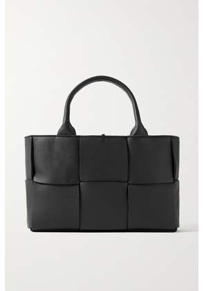 Bottega Veneta - Arco Mini Intrecciato Textured-leather Tote - Black - One size