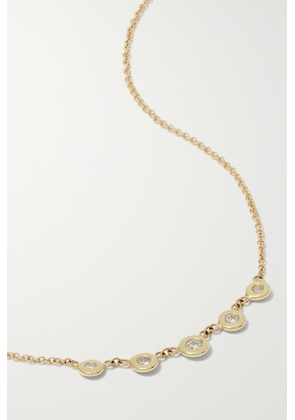 Jacquie Aiche - Emily 14-karat Gold Diamond Necklace - One size