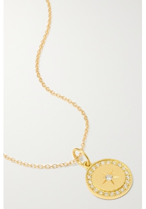 Andrea Fohrman - Full Moon 18-karat Gold Diamond Necklace - One size