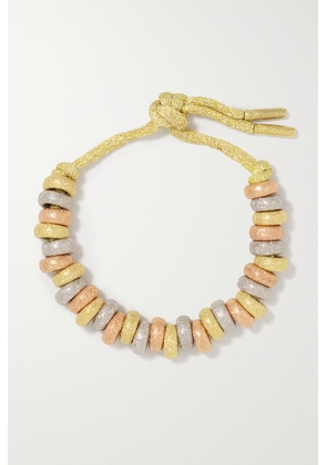 Carolina Bucci - Forte Beads 18-karat Yellow, White And Rose Gold Lurex Bracelet Kit - One size