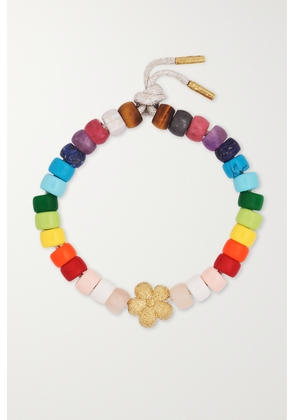 Carolina Bucci - Forte Beads 18-karat Gold And Lurex Multi-stone Bracelet Kit - One size