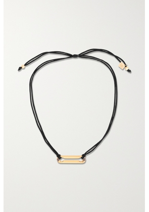 Lauren Rubinski - 14-karat Gold And Cord Necklace - One size