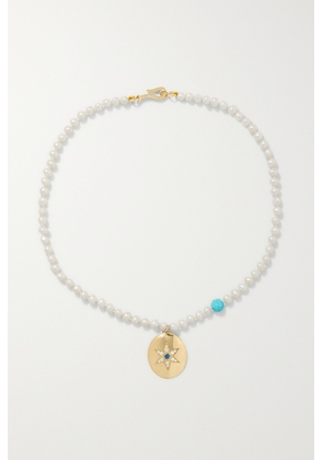 Ileana Makri - 18-karat Gold Multi-stone Necklace - One size