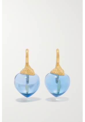 OLE LYNGGAARD COPENHAGEN - Dew Drops Small 18-karat Gold Topaz Earrings - Blue - One size