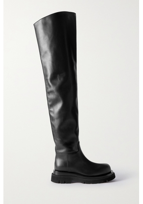 Bottega Veneta - Cuissard Leather Over-the-knee Boots - Black - IT37,IT38,IT39,IT40,IT41