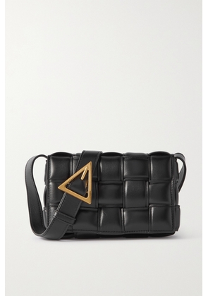 Bottega Veneta - Cassette Small Padded Intrecciato Leather Shoulder Bag - Black - One size
