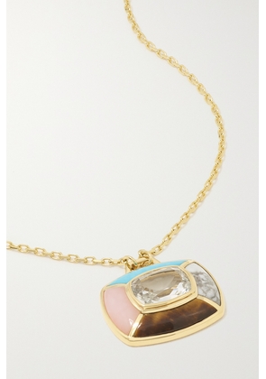 Emily P. Wheeler - + Net Sustain Bernadette Mini Patchwork 18-karat Recycled Gold Multi-stone Necklace - One size