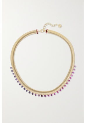 Emily P. Wheeler - + Net Sustain Thelma 18-karat Recycled Gold Sapphire Necklace - Purple - One size