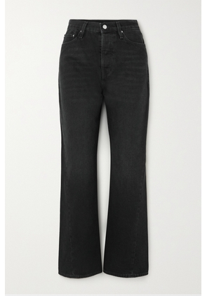TOTEME - + Net Sustain Twisted Seam High-rise Straight-leg Organic Jeans - Black - 23,24,25,26,27,28,29,30,31,32