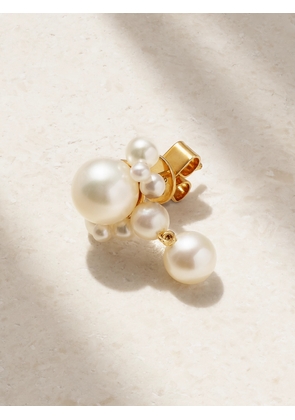 Sophie Bille Brahe - Grande Chambre De Perle 14-karat Gold Pearl Single Earring - White - One size