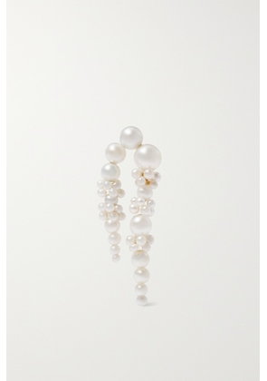 Sophie Bille Brahe - Palais De Nuit 14-karat Gold Pearl Single Earring - White - L,R