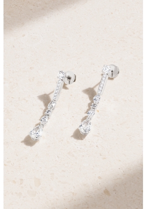 De Beers Jewellers - Snow Dance 18-karat White Gold Diamond Earrings - One size