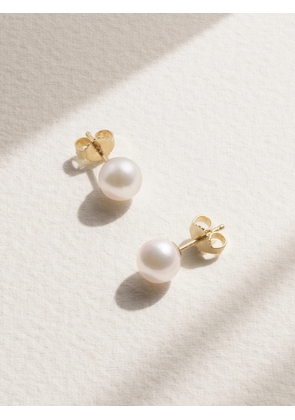 Mikimoto - 18-karat Gold Pearl Earrings - White - One size