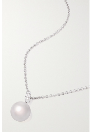 Mikimoto - 18-karat White Gold, Pearl And Diamond Necklace - One size