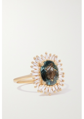Suzanne Kalan - 18-karat Gold, Sapphire And Diamond Ring - Blue - 7
