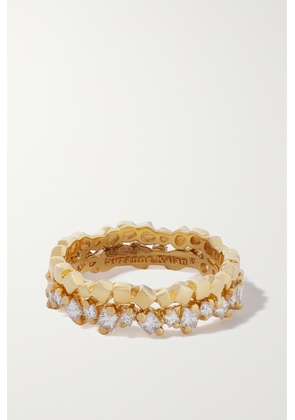 Suzanne Kalan - 18-karat Gold Diamond Ring - 6,7
