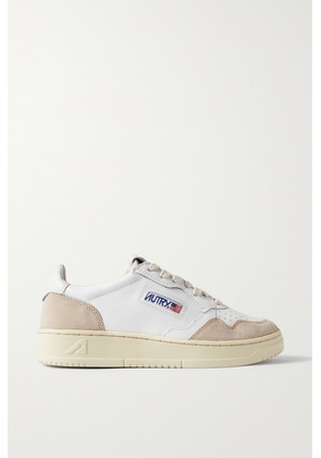 Autry - Medalist Low Leather And Suede Sneakers - White - IT35,IT36,IT37,IT38,IT39,IT40,IT41,IT42