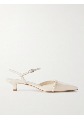 aeyde - Melia Leather Point-toe Pumps - Cream - IT35,IT35.5,IT36,IT36.5,IT37,IT37.5,IT38,IT38.5,IT39,IT39.5,IT40,IT40.5,IT41,IT41.5,IT42