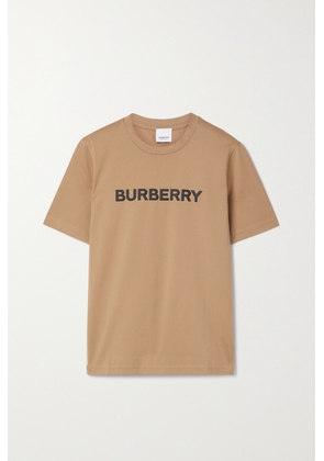 Burberry - Printed Cotton-blend Jersey T-shirt - Brown - xx small,x small,small,medium,large,x large,xx large