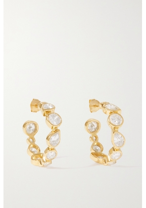 Completedworks - + Net Sustain Offset Recycled Gold Vermeil Cubic Zirconia Hoop Earrings - One size