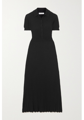 Gabriela Hearst - Amor Ribbed Silk And Cashmere-blend Maxi Dress - Black - x small,small,medium,large,x large