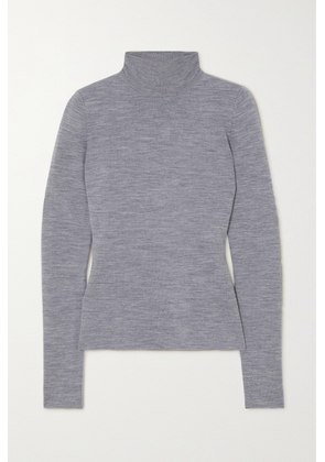 Gabriela Hearst - May Wool, Cashmere And Silk-blend Turtleneck Sweater - Gray - x small,small,medium,large,x large