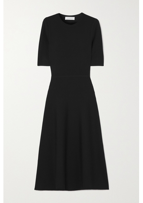 Gabriela Hearst - Seymore Wool, Cashmere And Silk-blend Midi Dress - Black - x small,small,medium,large,x large