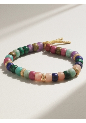 Carolina Bucci - Forte Beads Cartagena 18-karat Gold And Lurex Multi-stone Bracelet - One size