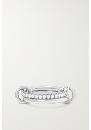 Spinelli Kilcollin - Ceres Platinum-plated Diamond Ring - White gold - 7,8