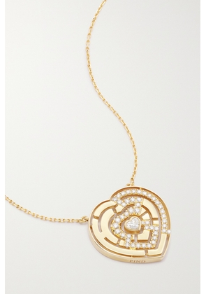 Robinson Pelham - Labyrinth Heart 18-karat Gold Diamond Necklace - One size