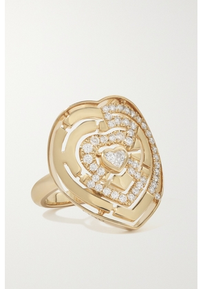 Robinson Pelham - Labyrinth Heart 18-karat Gold Diamond Ring - 6,7