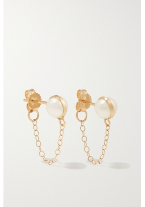 Melissa Joy Manning - 14-karat Recycled Gold Pearl Earrings - One size