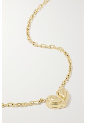 Gemella - Sweetheart 18-karat Gold Necklace - One size