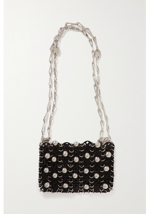 Rabanne - 1969 Nano Embellished Chainmail Shoulder Bag - Black - One size