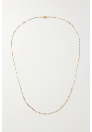 STONE AND STRAND - Drop Shot 10-karat Gold Diamond Necklace - One size