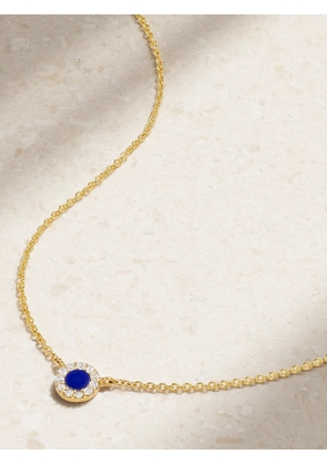 Diane Kordas - Evil Eye 18-karat Gold, Lapis Lazuli And Diamond Necklace - Blue - One size