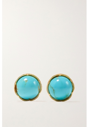 Irene Neuwirth - Classic 18-karat Gold Turquoise Earrings - Blue - One size