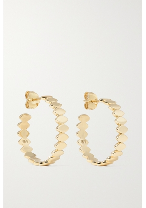 Sydney Evan - Medium Marquis Eye 14-karat Gold Hoop Earrings - One size