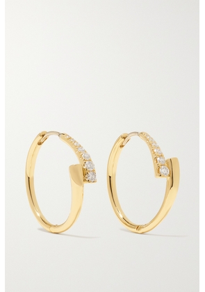 Melissa Kaye - Lola 18-karat Gold Diamond Earrings - One size