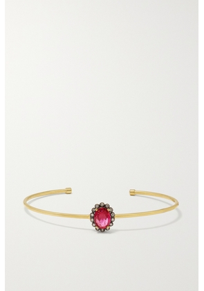 Amrapali London - 18-karat Gold, Ruby And Diamond Cuff - Red - One size