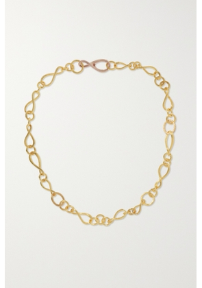 OLE LYNGGAARD COPENHAGEN - Love Small 18-karat Yellow And Rose Gold Necklace - One size