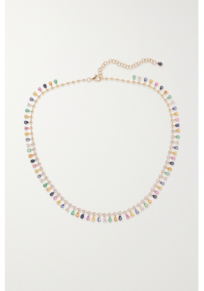 Anita Ko - 18-karat Gold Multi-stone Necklace - One size