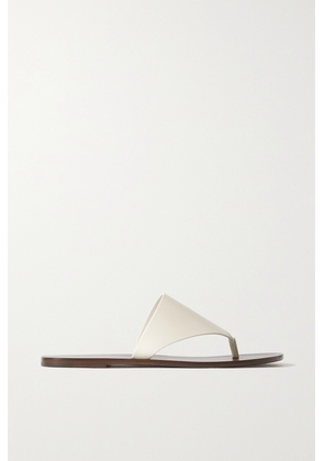 The Row - Avery Leather Sandals - White - IT36,IT36.5,IT37,IT37.5,IT38,IT38.5,IT39,IT39.5,IT40,IT40.5,IT41,IT42