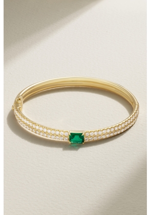 Anita Ko - Gia 18-karat Gold, Diamond And Emerald Bracelet - One size