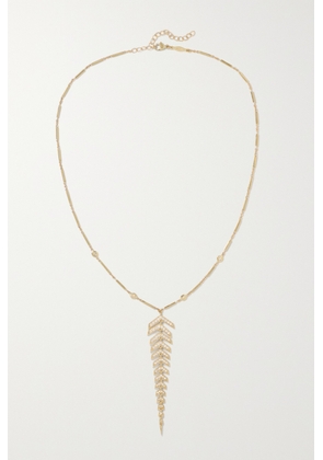 Jacquie Aiche - 14-karat Gold Diamond Necklace - One size